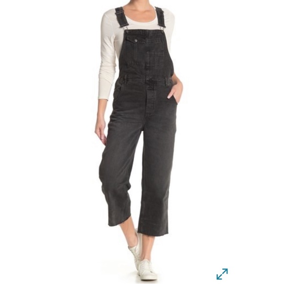 Free People Denim - Free People – Baggy Boyfriend Overalls